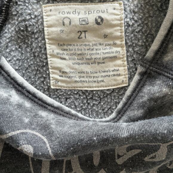 Rowdy Sprout “Crazy In Love” Crewneck Size 2T - Picture 2 of 2